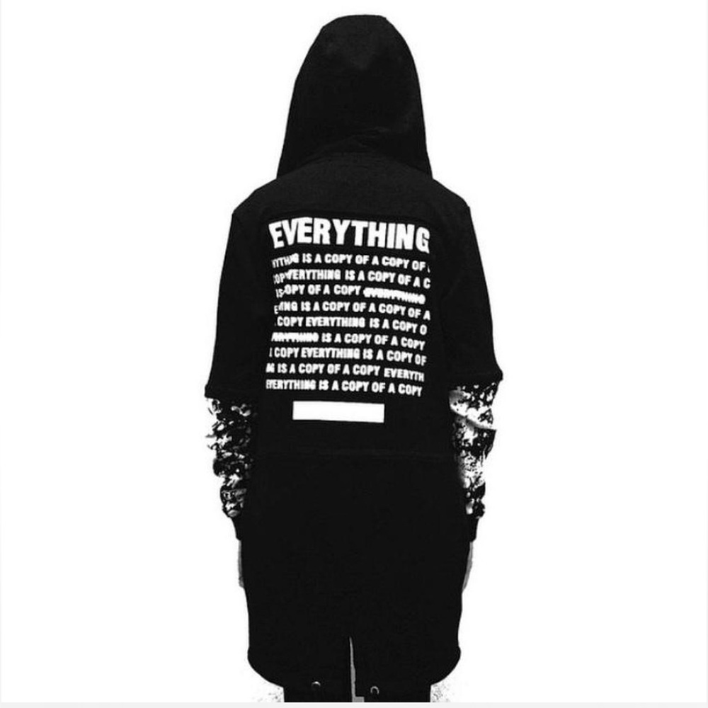 Sixth June Black Hoodie with Print